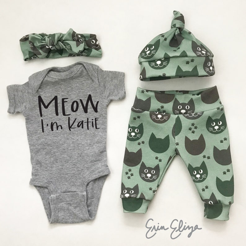 Cat baby clothes Cat baby gifts Cat baby outfit Etsy