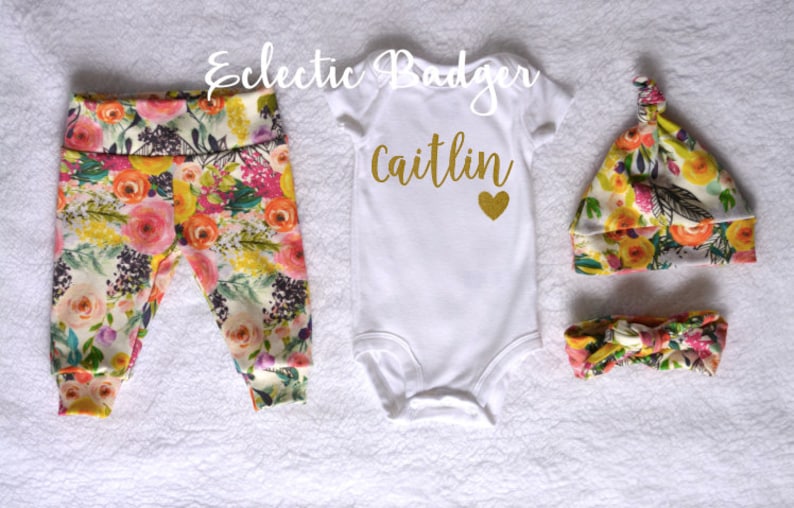 Summer outfit baby girl Baby girl flower outfit