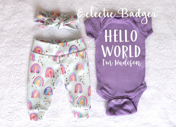 baby girl rainbow outfit