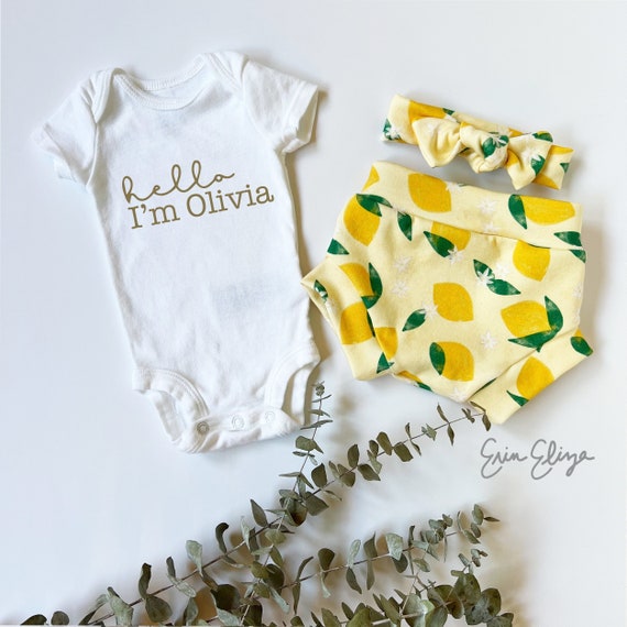 Baby lemon outfit deals