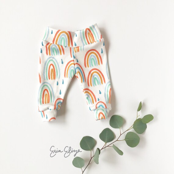 Rainbow baby store pants