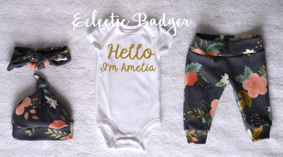 etsy personalized baby clothes