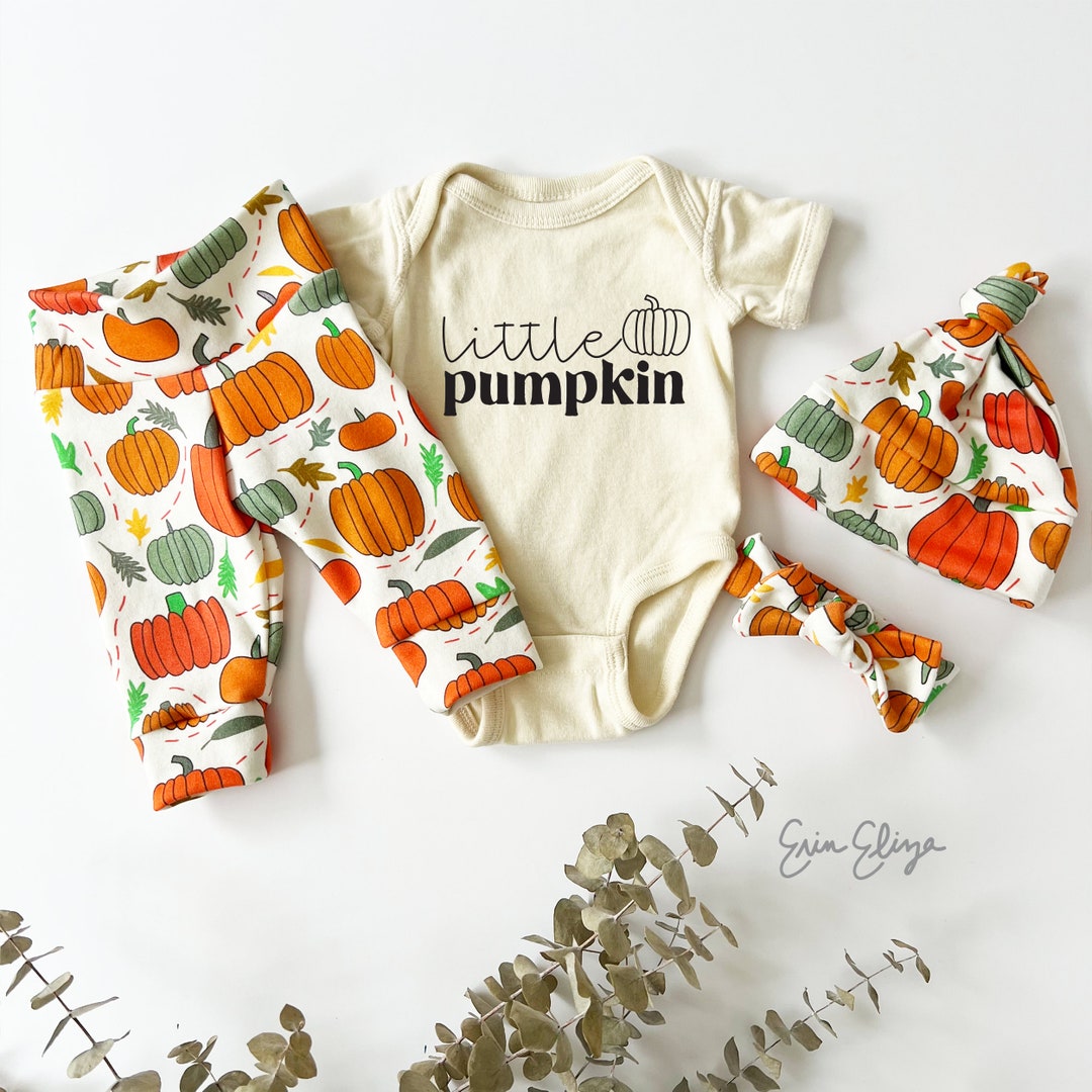 Baby Pumpkin Pants, Baby Halloween Pants, Fall Baby Outfit, Little ...