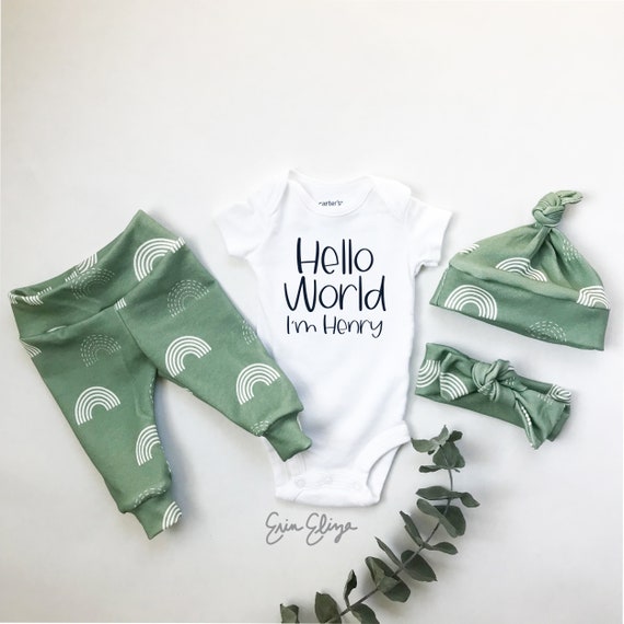 rainbow baby coming home outfit girl