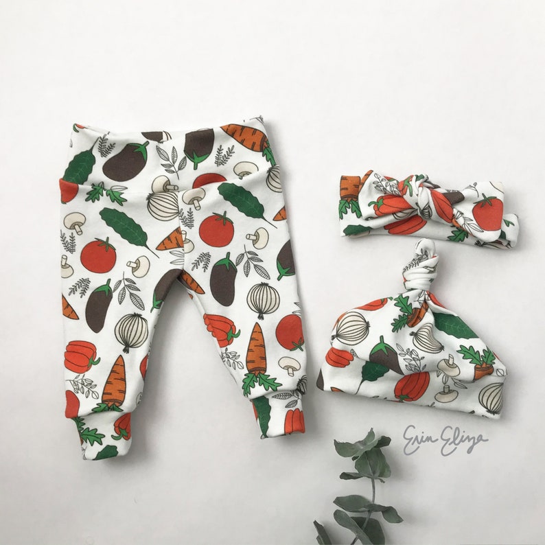 Veggie Baby Outfit Vegetarian Baby Outfit Vegetable Baby Etsy