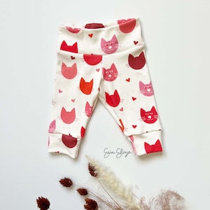 Crazy cat baby girl, Cat Valentine's Day outfit, Valentine's baby coming home outfit, Baby girl Valentine baby gift, Cat baby girl gift image 4