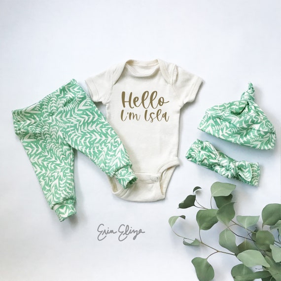 Newborn girl summer take home outfit cheap