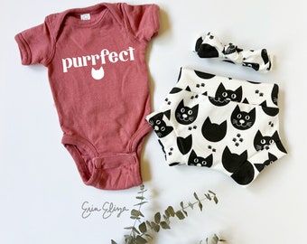 Purrfect baby girl, Cat baby girl bummies, Cat baby shorts, Cat baby girl, Cat lovers baby outfit girl, Crazy cat baby girl