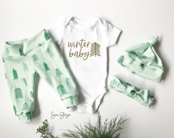 Coming home outfit Christmas baby girl, Holidays coming home outfit, Christmas outfit baby girl, Winter coming home outfit gender neutral