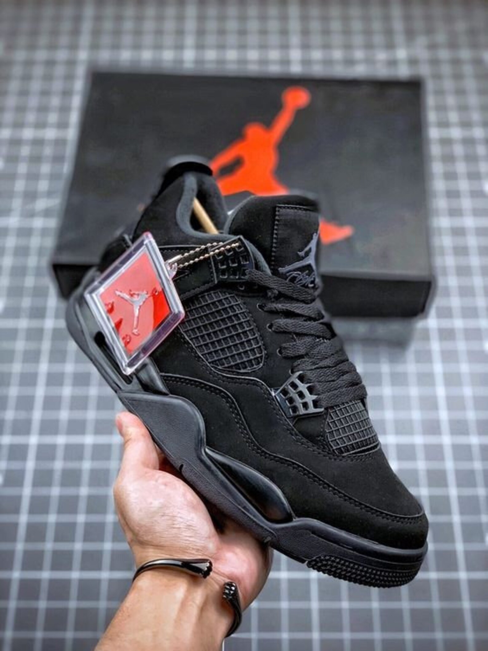 Jordan 4 Black Cat Sneaker for Men and Women, Best Gift Holiday Etsy