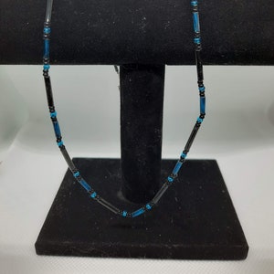 Black and blue necklace
