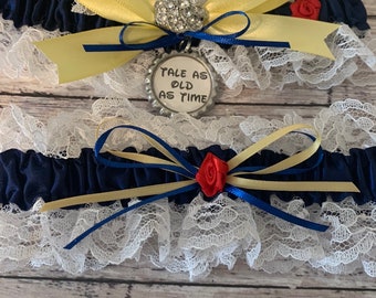 Beauty and the Beast 2 pc. Garter Set