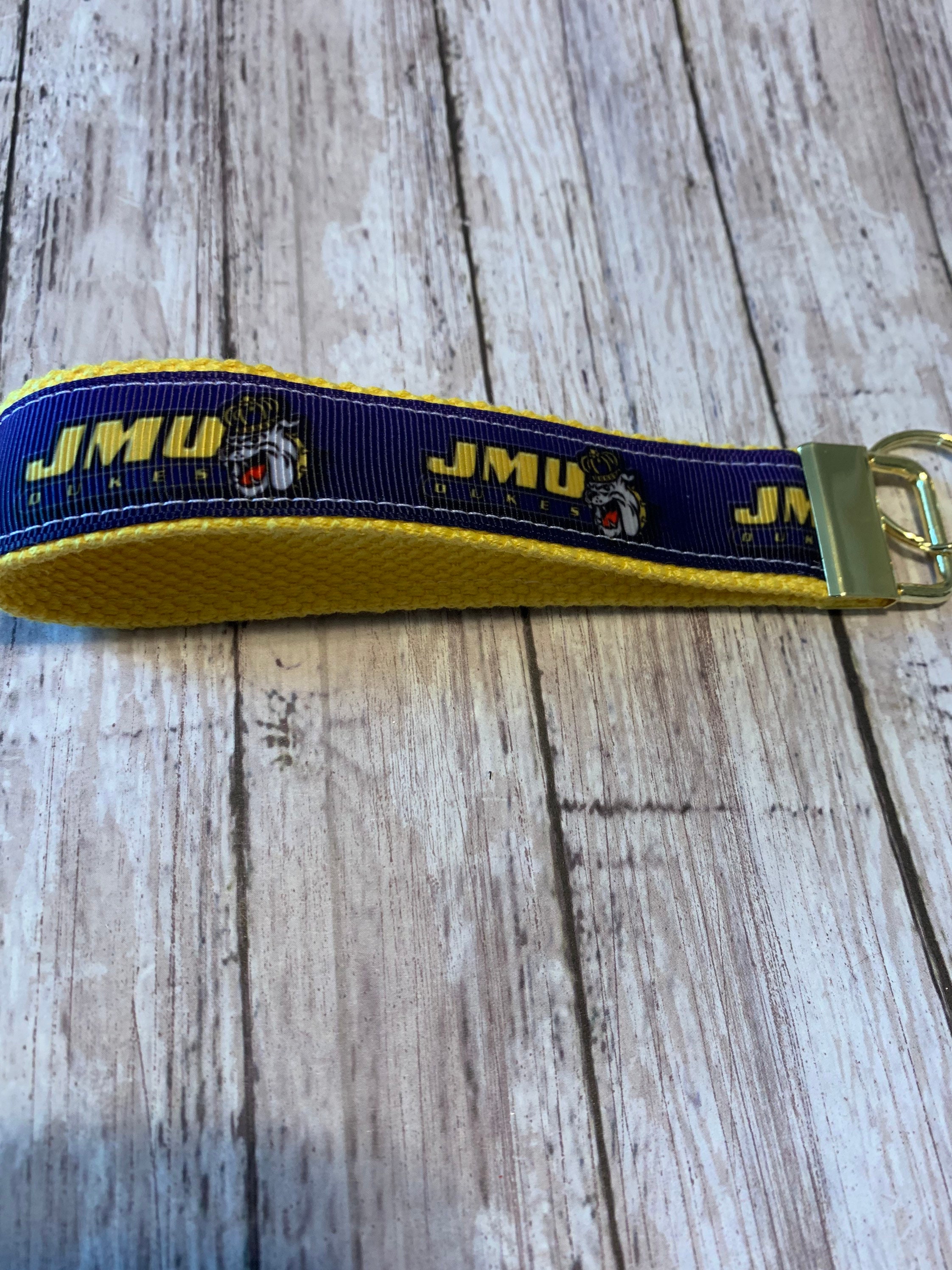Campus Cookies :: JMU Accessories :: James Madison Spinner Keychain