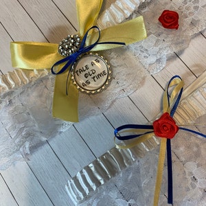 Beauty and the Beast 2 pc. Garter Set