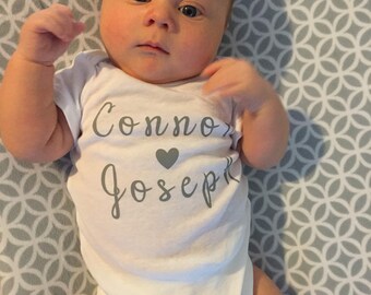 Personalized Onesie - Baby Boy - Baby Girl - New Baby - Newborn - Infant - New Mom - Gift