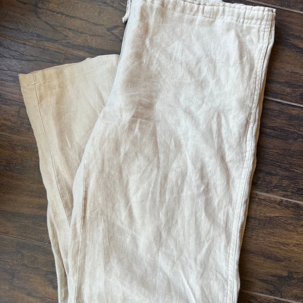 Super Cute 100% linen pants  - 4 pocket-size small