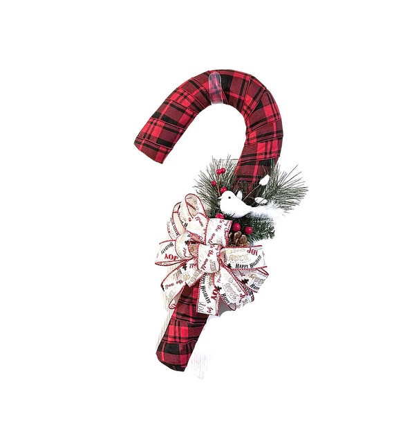 Welcome door hangerwreath gift fall door hanger year around wreath buffalo plaid