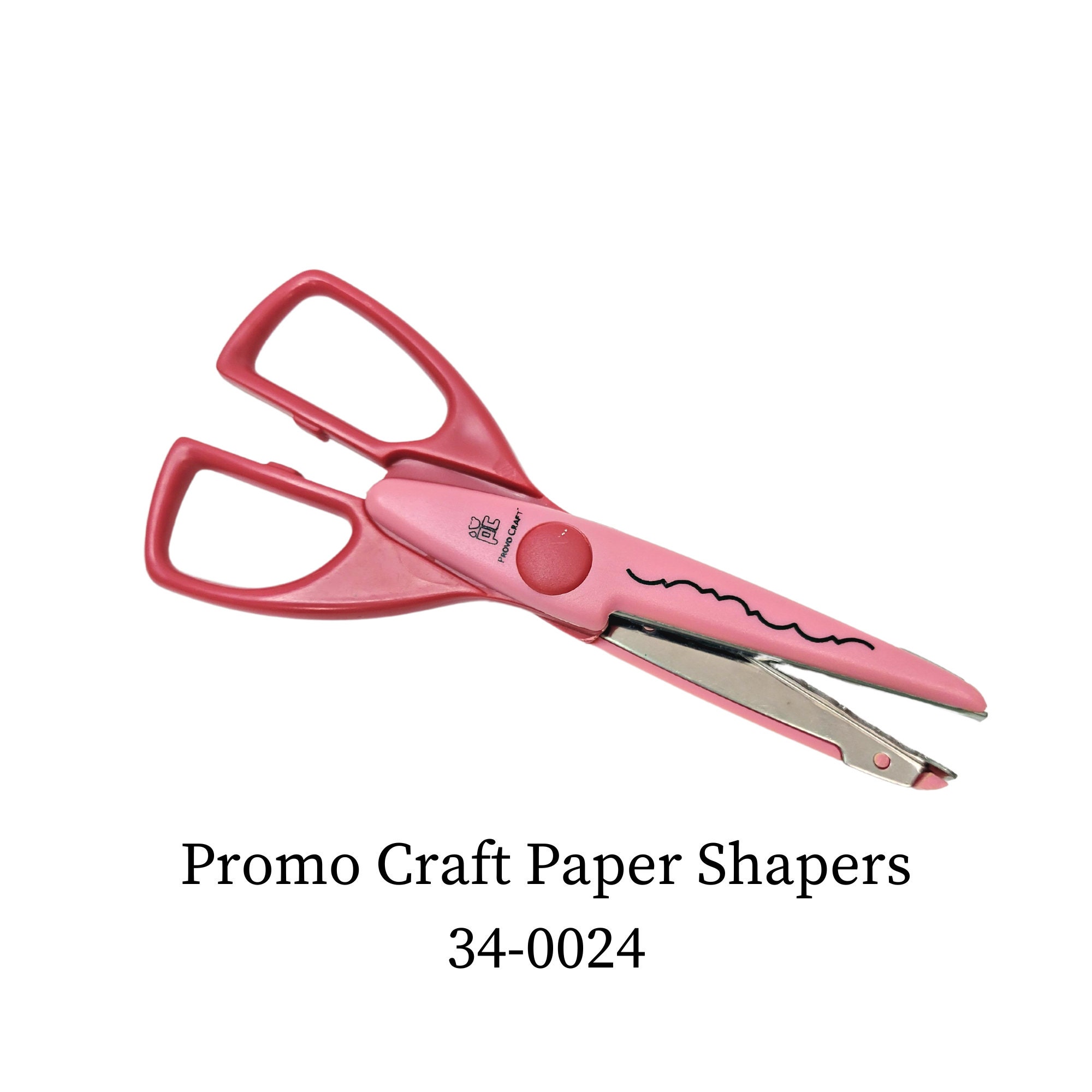 Provo Craft 7" Scrapbooking Scissors Decorative Edge Paper Shapers Lot  Of 3