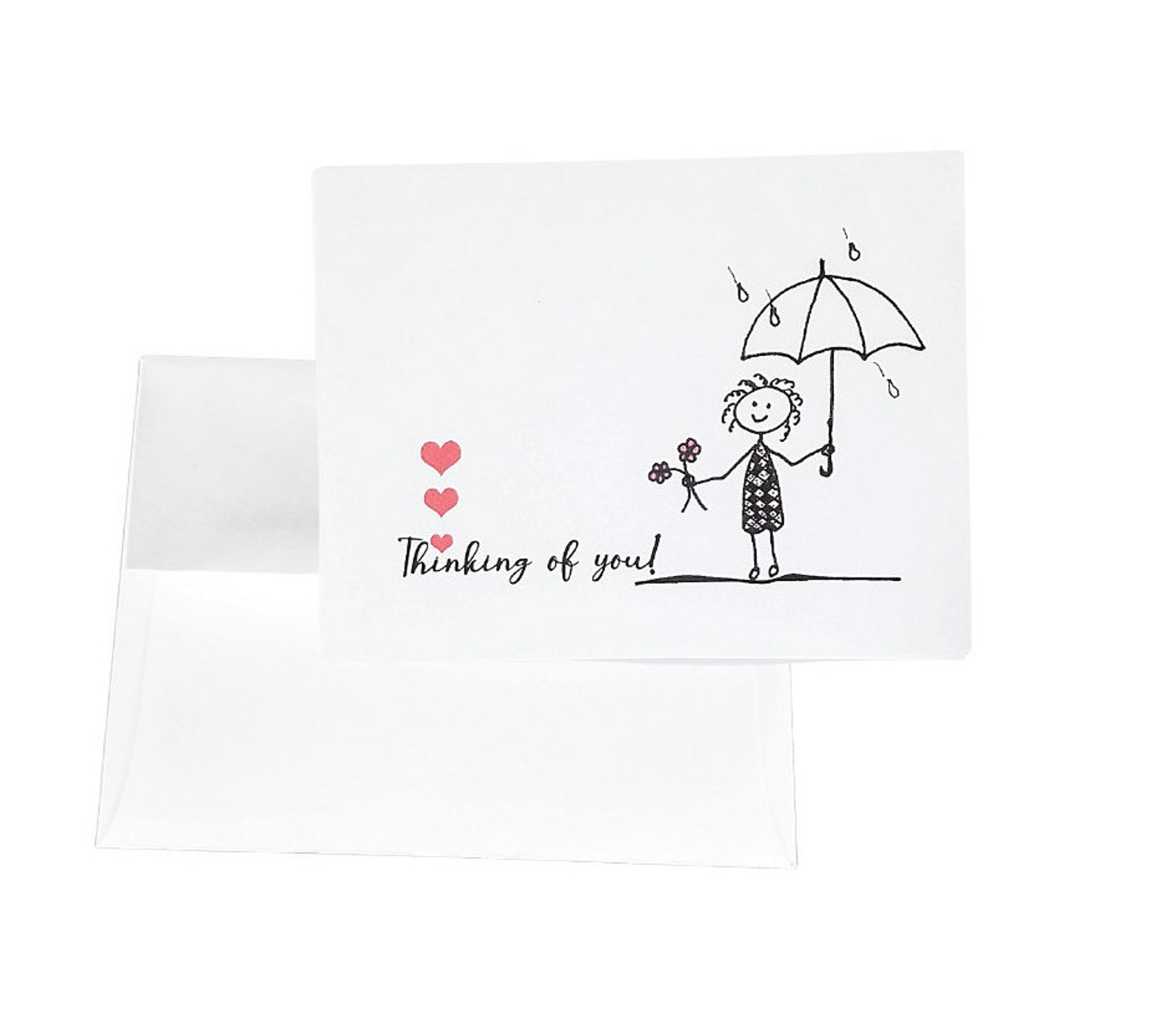 Blank Note Cards Set of 8 Two of Each Design With White Etsy