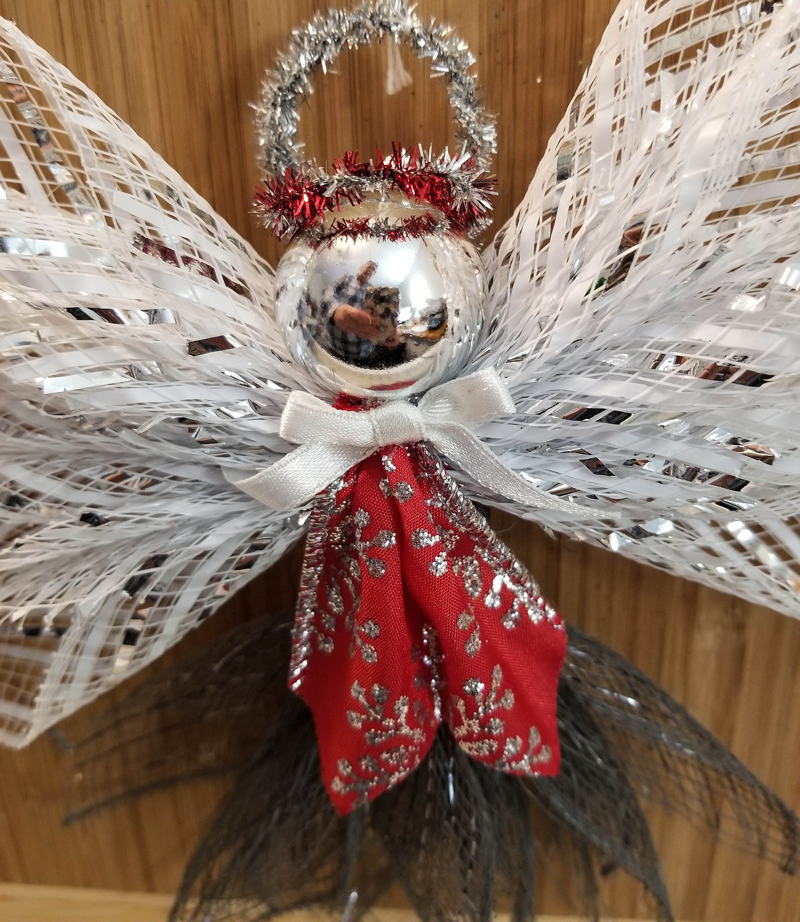 Angel Ornament Christmas Tree Ornament Guardian Angel Etsy