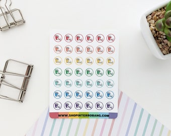 No Fast Food | Planner Stickers | Journaling Stickers
