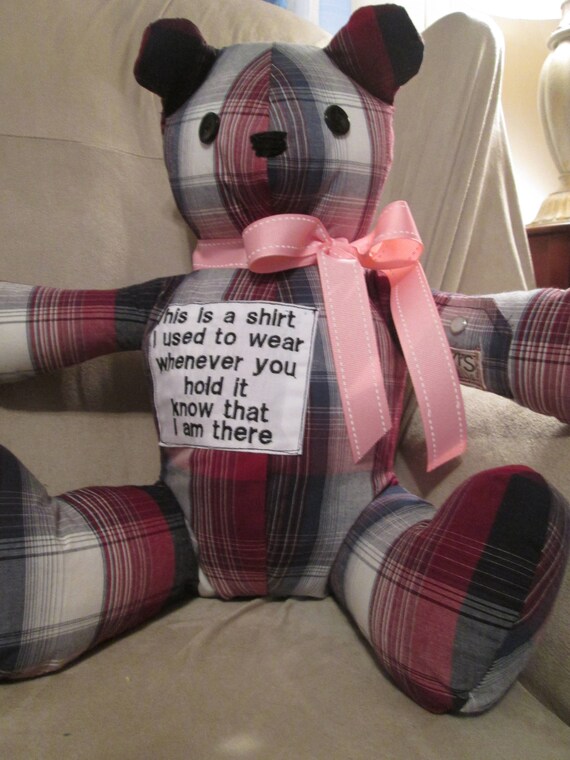 etsy memory bear