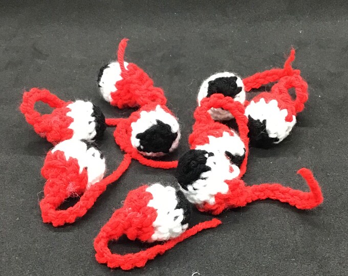 Crocheted eyeball set