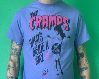 Hand Printed Short Run - Cramps  What's Inside A Girl?