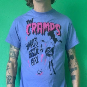 Hand Printed Short Run - Cramps  What's Inside A Girl?