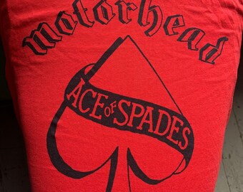 VTG 80's Hand Printed  Sleevless Motorhead T