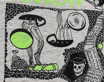 Hand Printed Vintage 80's CooL DooM Know / No Fear