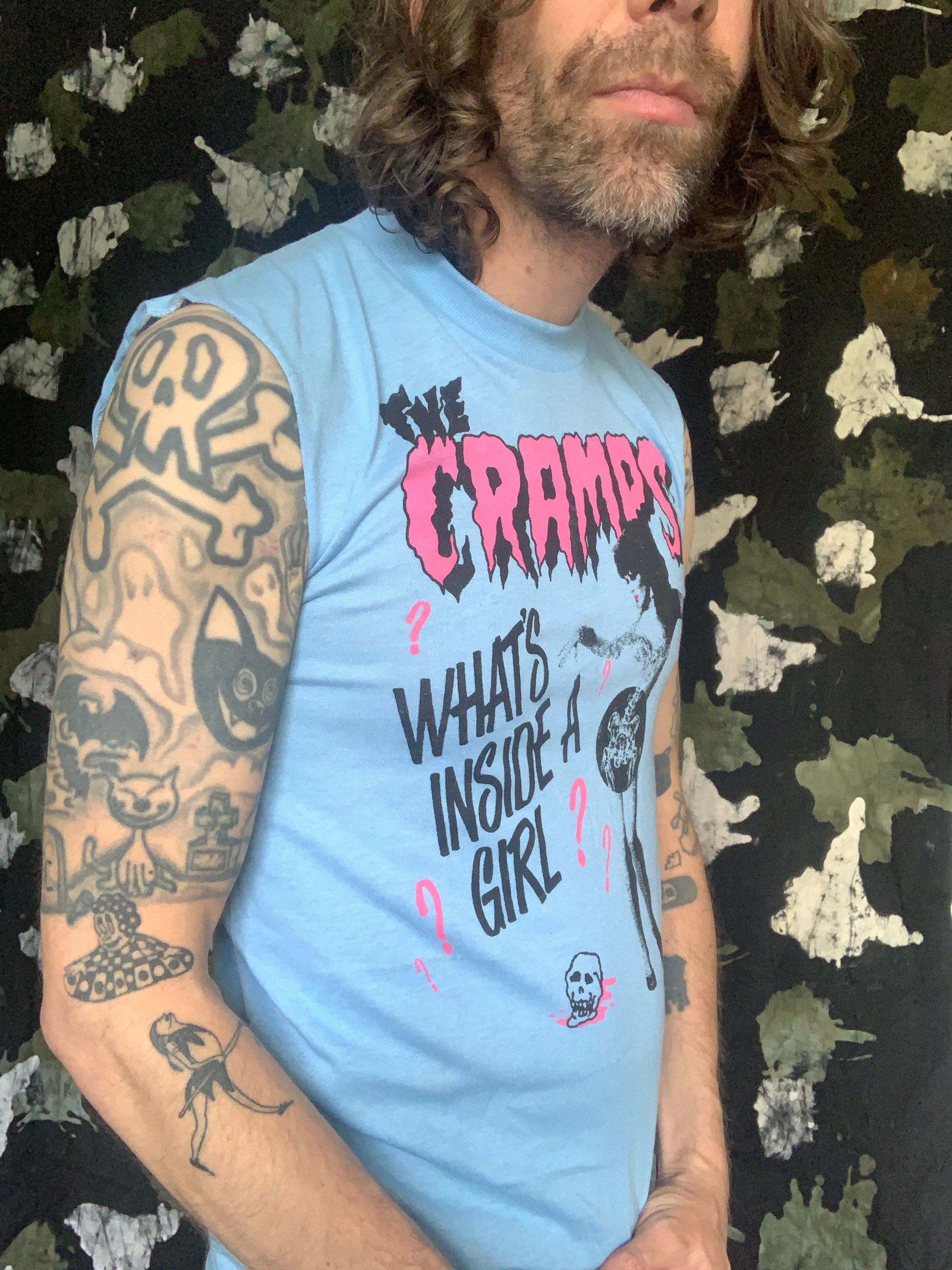 Discover 80's The Cramps sleeveless T shirt