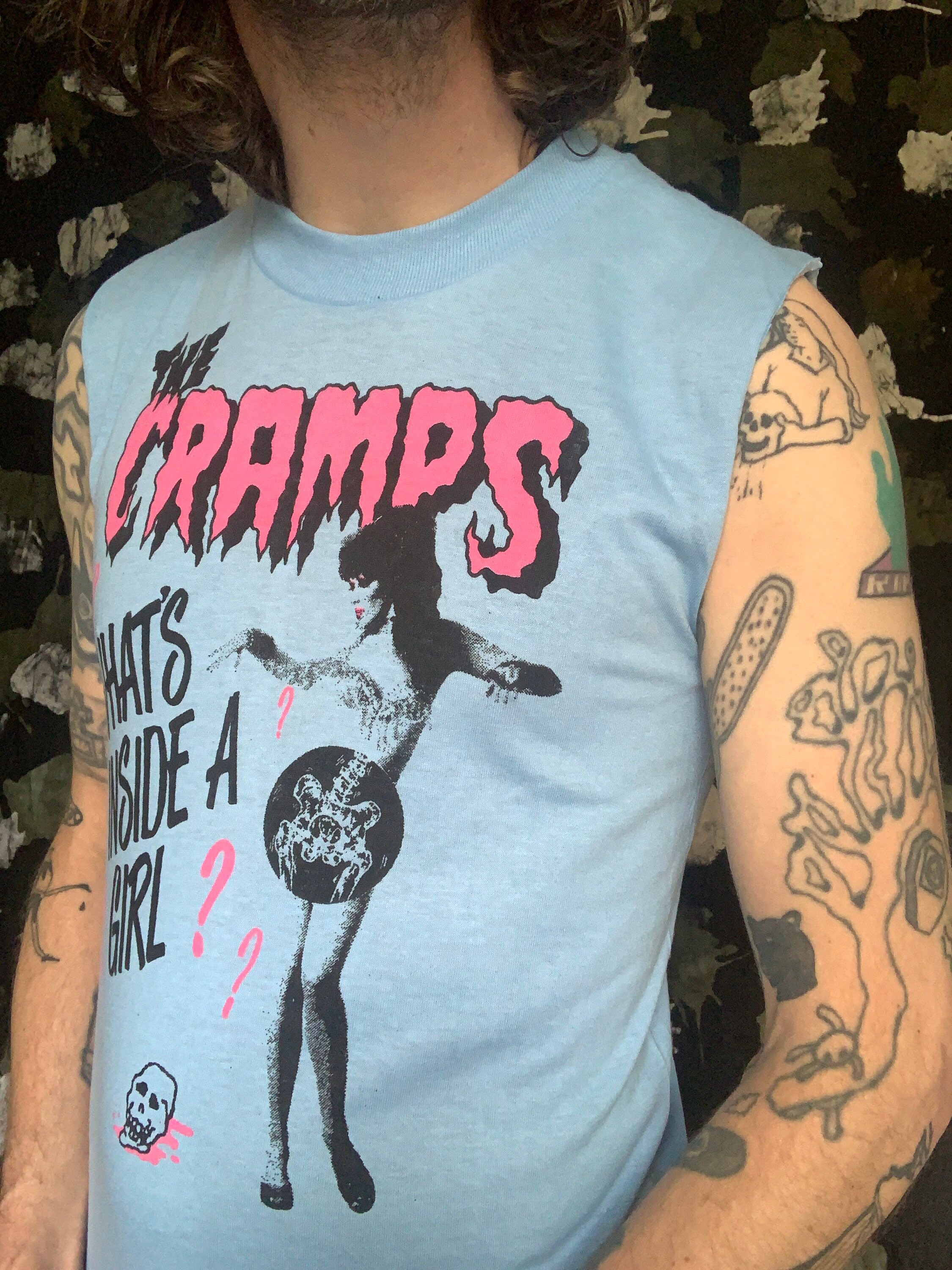 Discover 80's The Cramps sleeveless T shirt