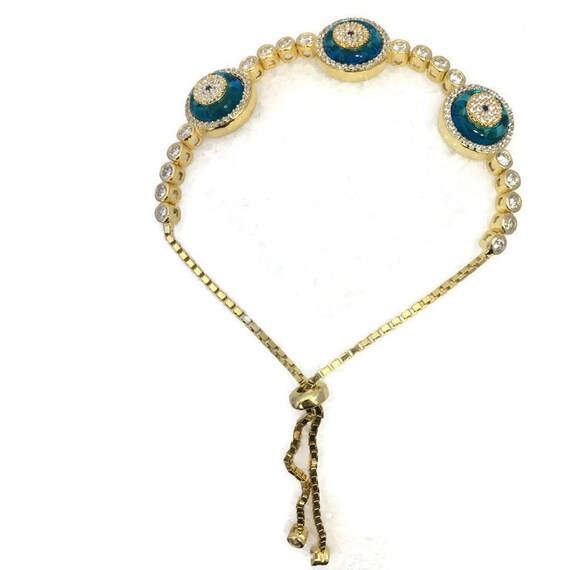 Evil eye cheap bolo bracelet