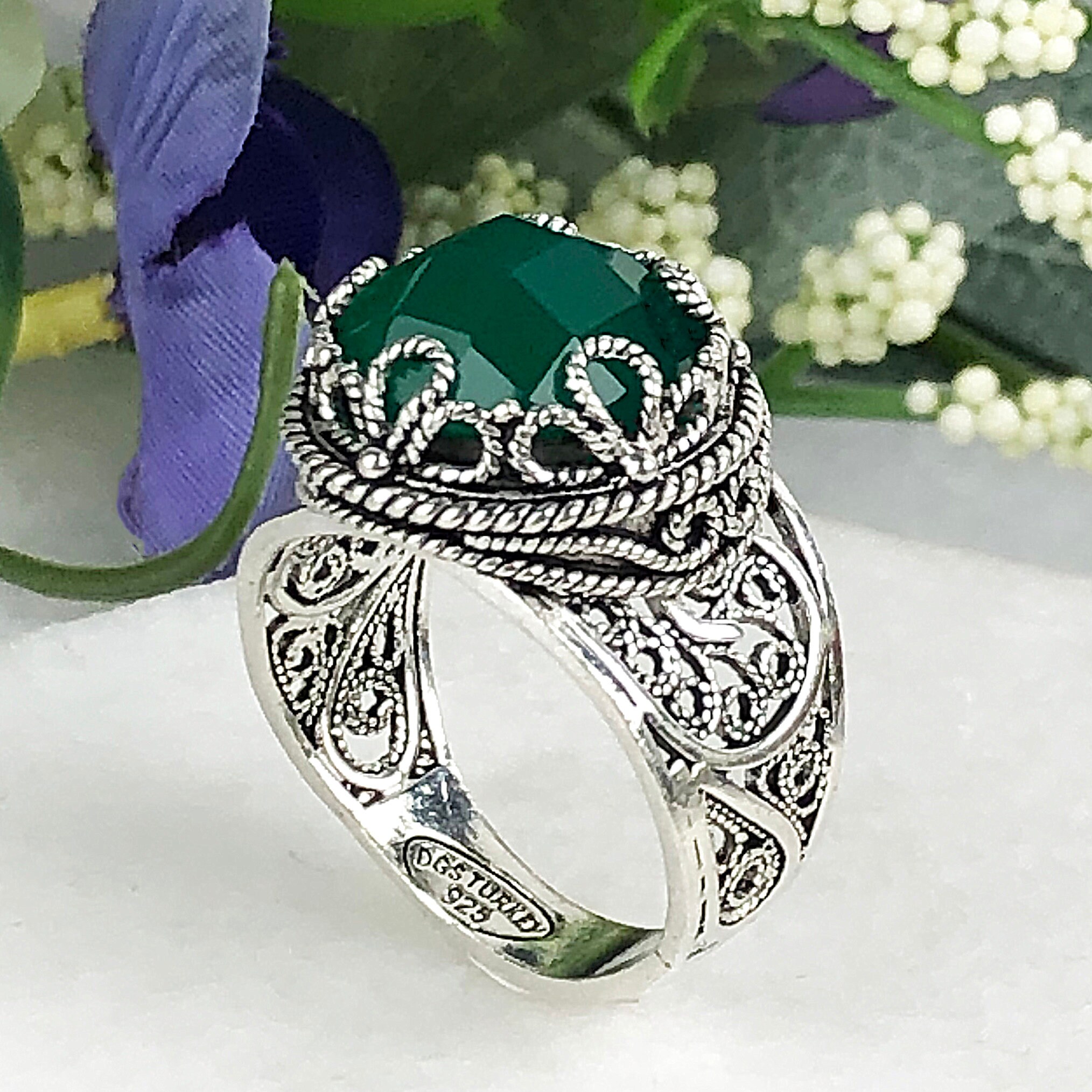Anello agata deals verde
