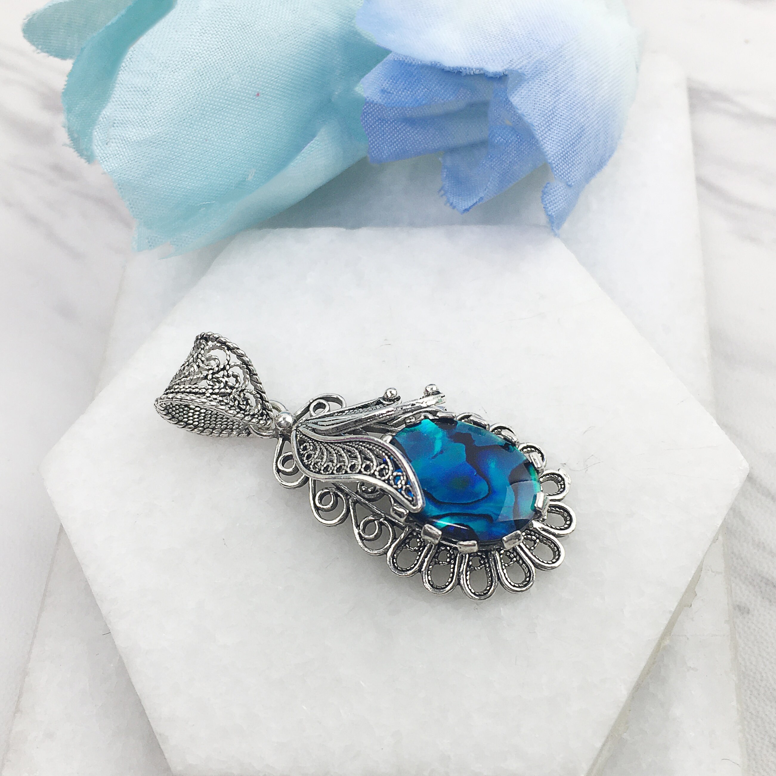 Handcrafted silver best sale