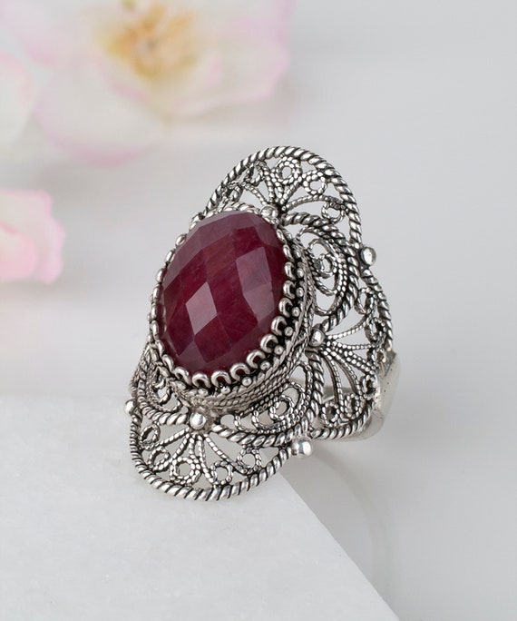 Sterling silver cocktail rings discount