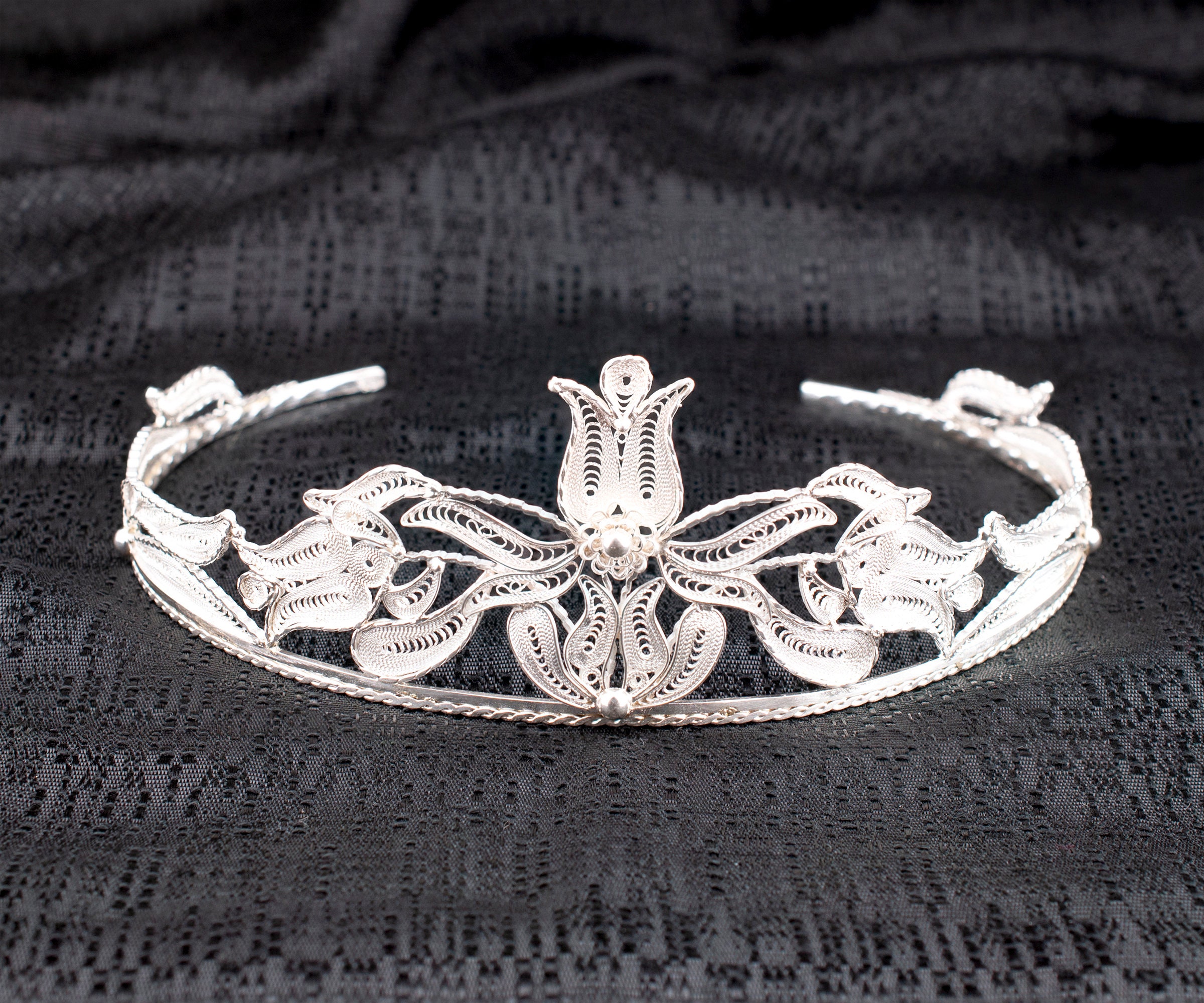 Real silver shop tiara