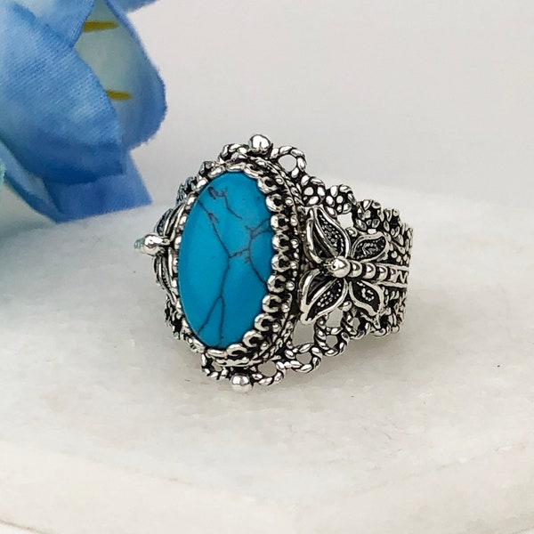 Handmade Turquoise Ring - Etsy