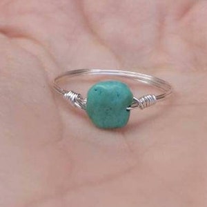 Sterling Silver Simple Ring (Over 65 gemstone options!) 925 Silver Ring Band!