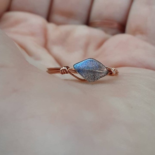 Custom Simple Ring in Copper (Tarnish-resistant Coating)