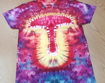 Mushroom Design Tie Dyed Shirt or Tank Top! {Custom Made}