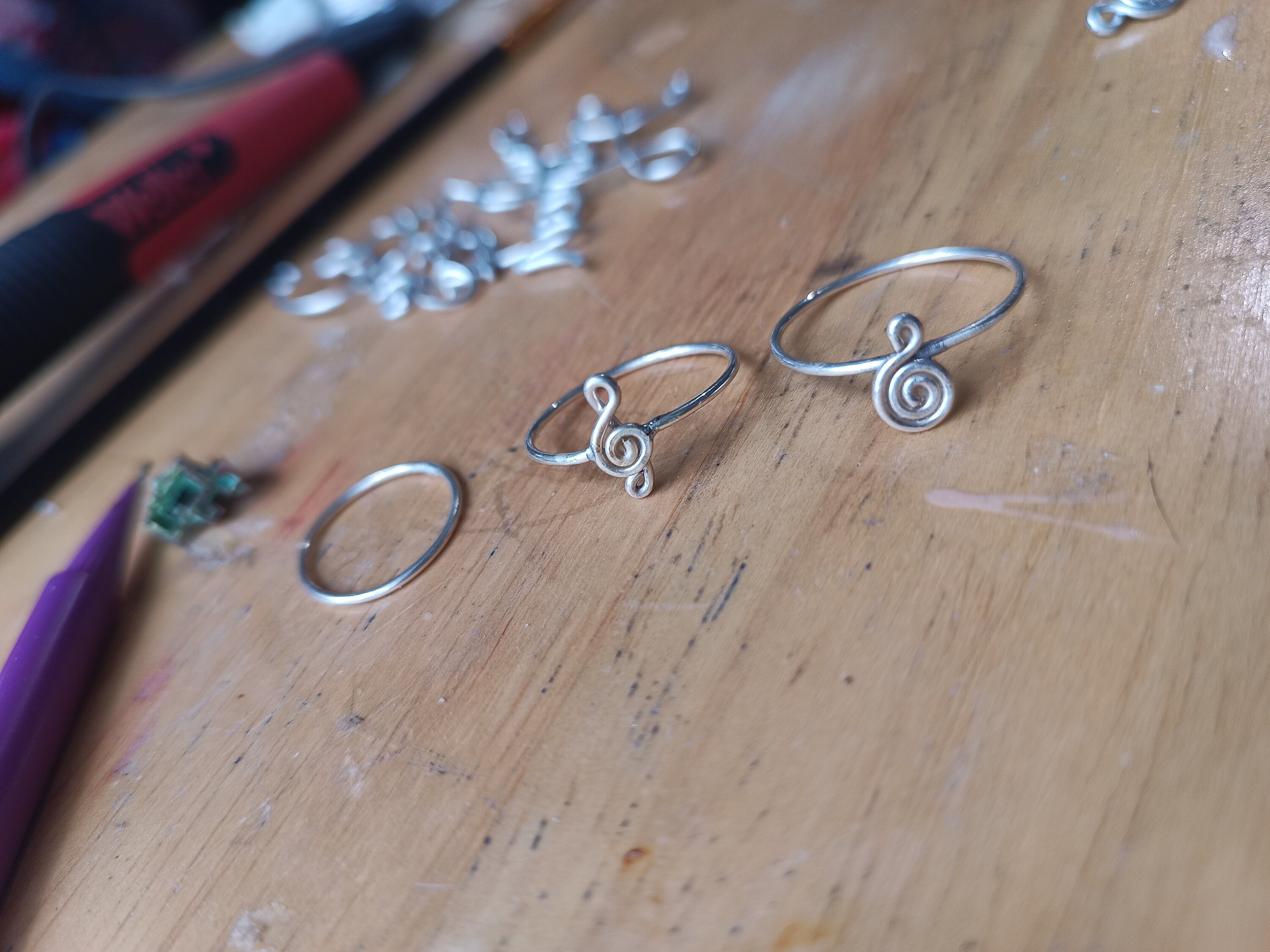 Musical Note Ring Pattern Music Note Ring // Custom Size • Sterling Silver - Etsy