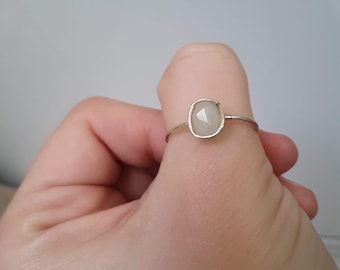 Breastmilk Ring // Custom Size • Sterling Silver