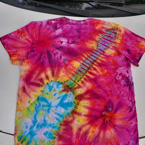 Acoustic Guitar Tie Dyed Shirt or Tank Top! {You pick colors! Custom shirt!}