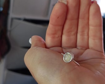 Breastmilk Ring // Custom Size • Sterling Silver