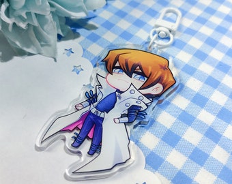 Kaiba Yugi Acrylic Keychain 3 in / Anime Acrylic Charm Double-sided Different Design