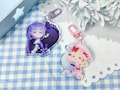 Umineko When They Cry Acrylic Keychain 2.5 in / Anime Umineko no naku koro ni / Bernkastel/Lambdadelta/Will n Lion Acrylic Double-sided product logo