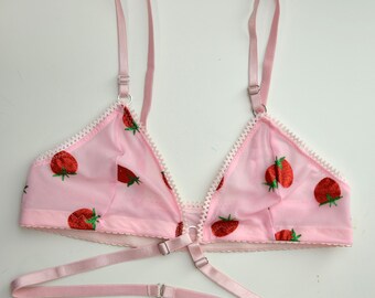 strawberry bralette