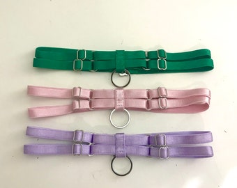 Half Pieper Choker, pronto per la spedizione, scegli il tuo colore